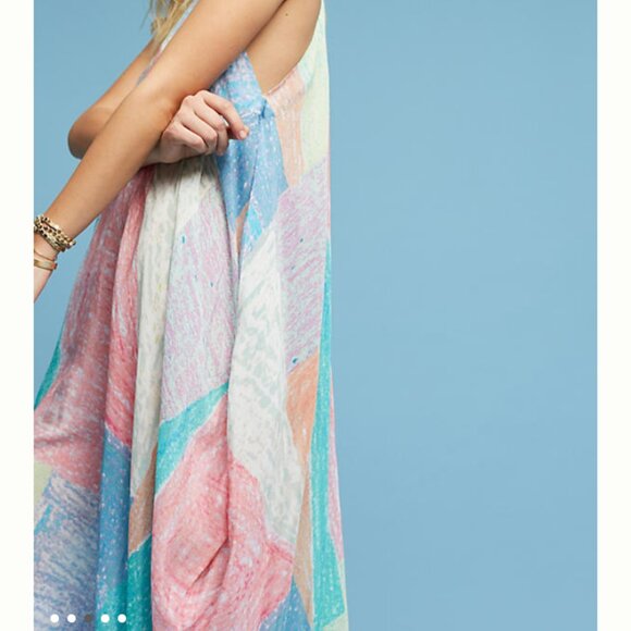 Anthropologie Lilka Annette Dress Size XS/S Watercolor NWT - Picture 3 of 10
